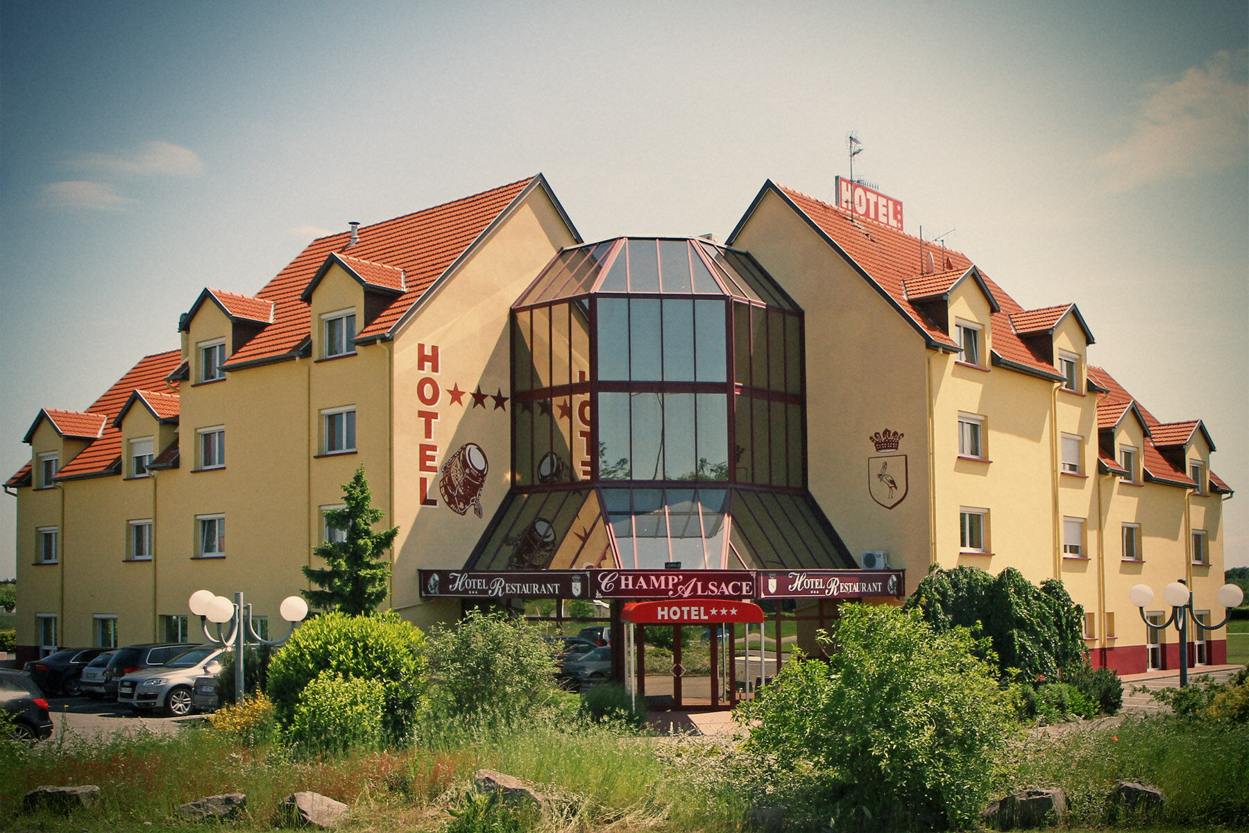 Hotel Restaurant Champ Alsace 헤게나우 외부 사진
